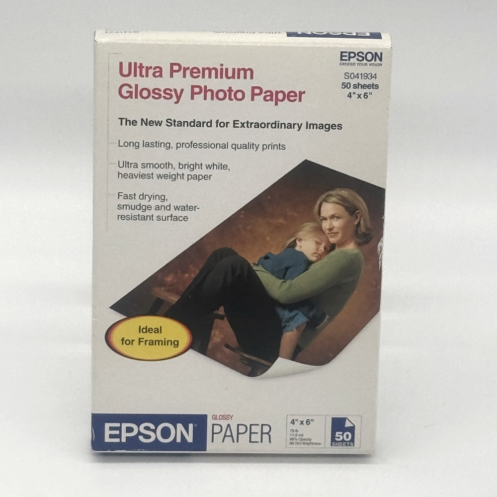 Epson Ultra Premium Glossy Photo Paper 4x6in 50 sheets
